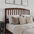 Quincy Queen Wood Low Profile Platform Bed in Walnut