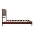Quincy King Wood Low Profile Platform Bed in Walnut