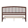 Quincy King Wood Low Profile Platform Bed in Walnut