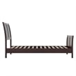 Valencia Twin XL Wood Low Profile Platform Bed w/ Matching Footboard in Espresso