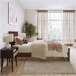 Charlotte Twin XL Low Profile Platform Bed with Matching Footboard in Walnut