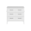 Santa Fe Twin Wood Murphy Bed Chest with Mattress & Built-in Charger in White