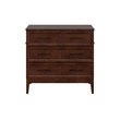 Santa Fe Twin Wood Murphy Bed Chest with Mattress & Built-in Charger in Walnut