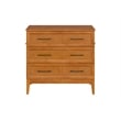 Santa Fe Twin Wood Murphy Bed Chest wMattress & Built-in Charger in Light Toffee