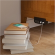 Santa Fe Full Wood Murphy Bed Chest wMattress & Built-in Charger in Light Toffee