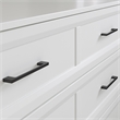 Santa Fe Queen Wood Murphy Bed Chest with Mattress & Built-in Charger in White