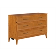 Santa Fe Queen Murphy Bed Chest with Mattress & Built-in Charger in Light Toffee