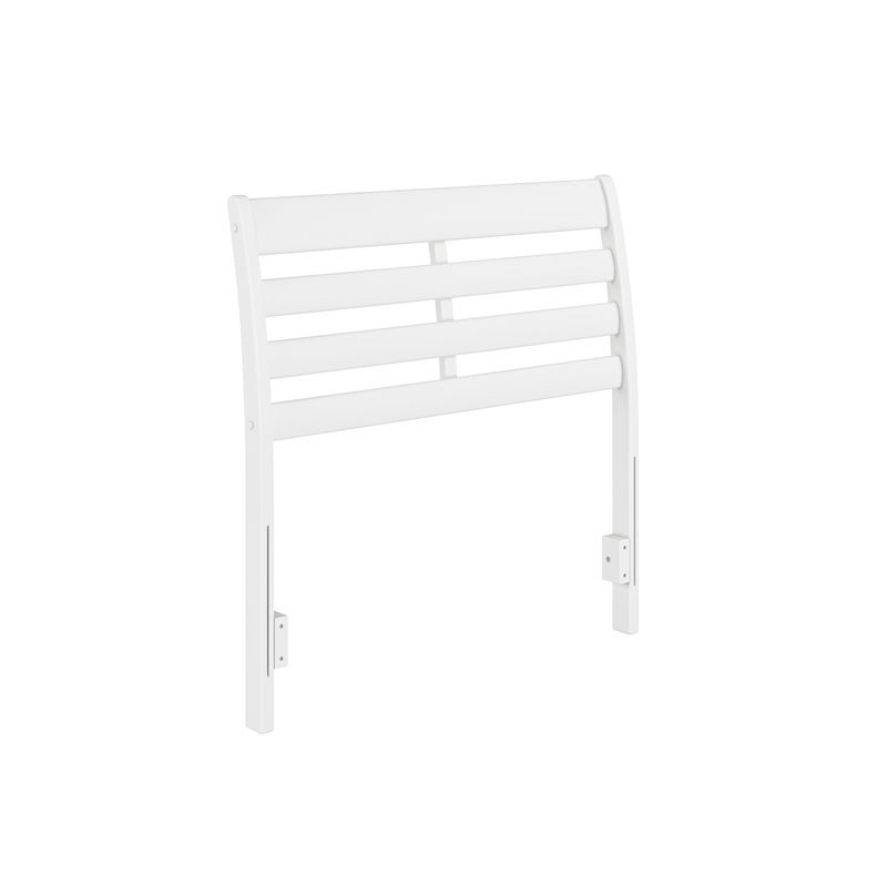 Savannah Twin Wood Headboard in White