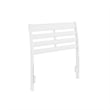 Savannah Twin Wood Headboard in White
