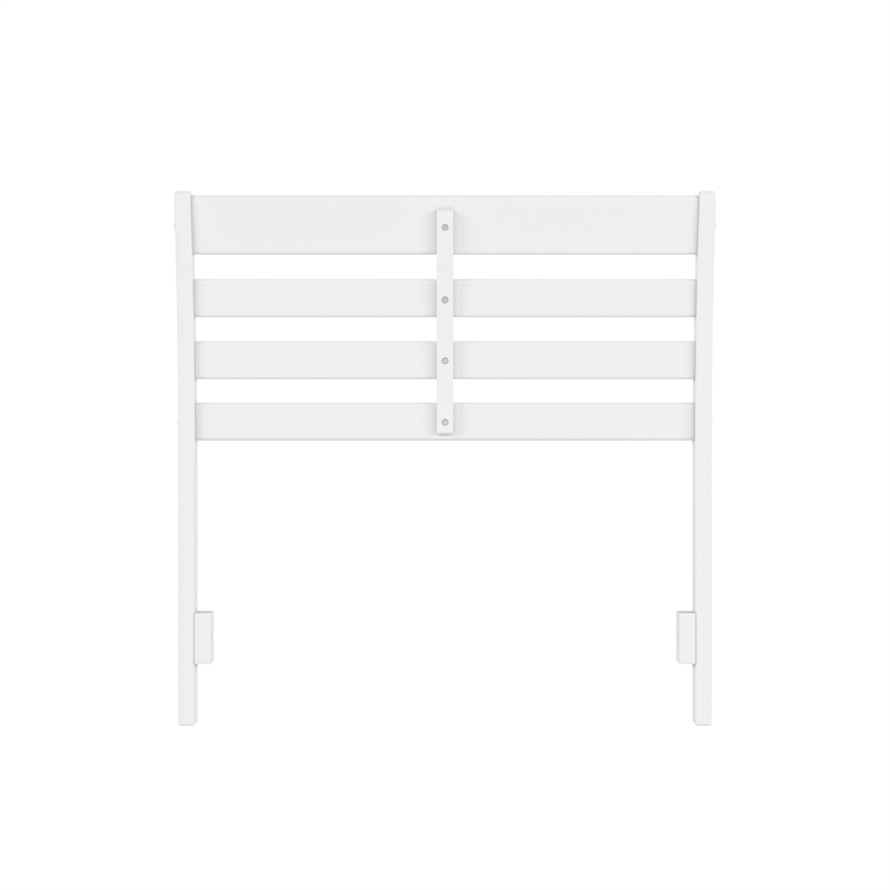 Savannah Twin Wood Headboard in White