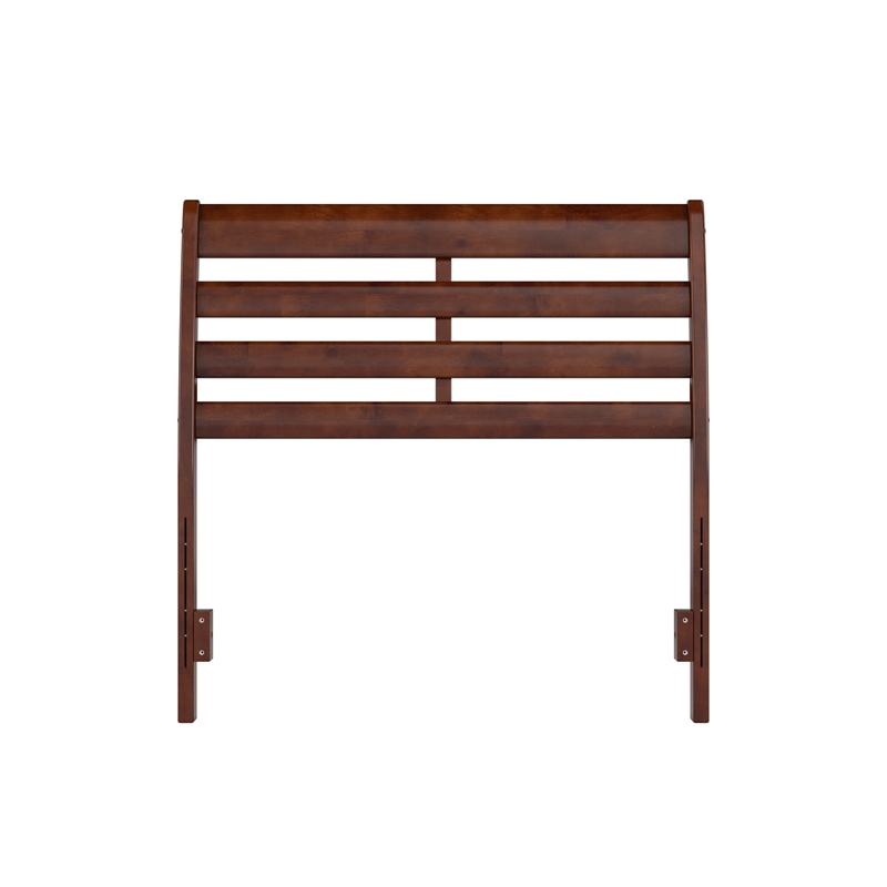 Savannah Twin Wood Headboard in Walnut