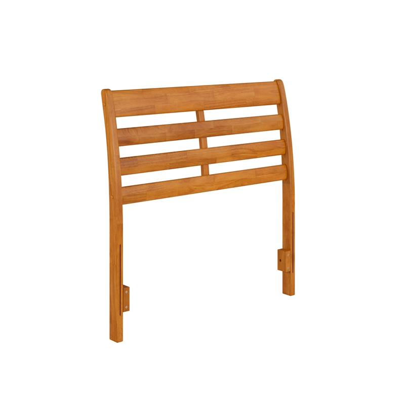 Savannah Twin Wood Headboard in Light Toffee