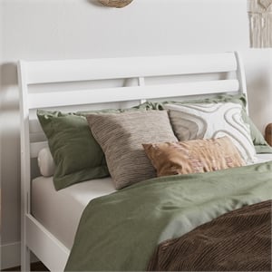 Savannah Full Wood Headboard in White