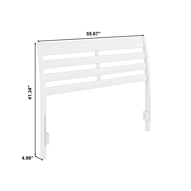 Savannah Full Wood Headboard in White