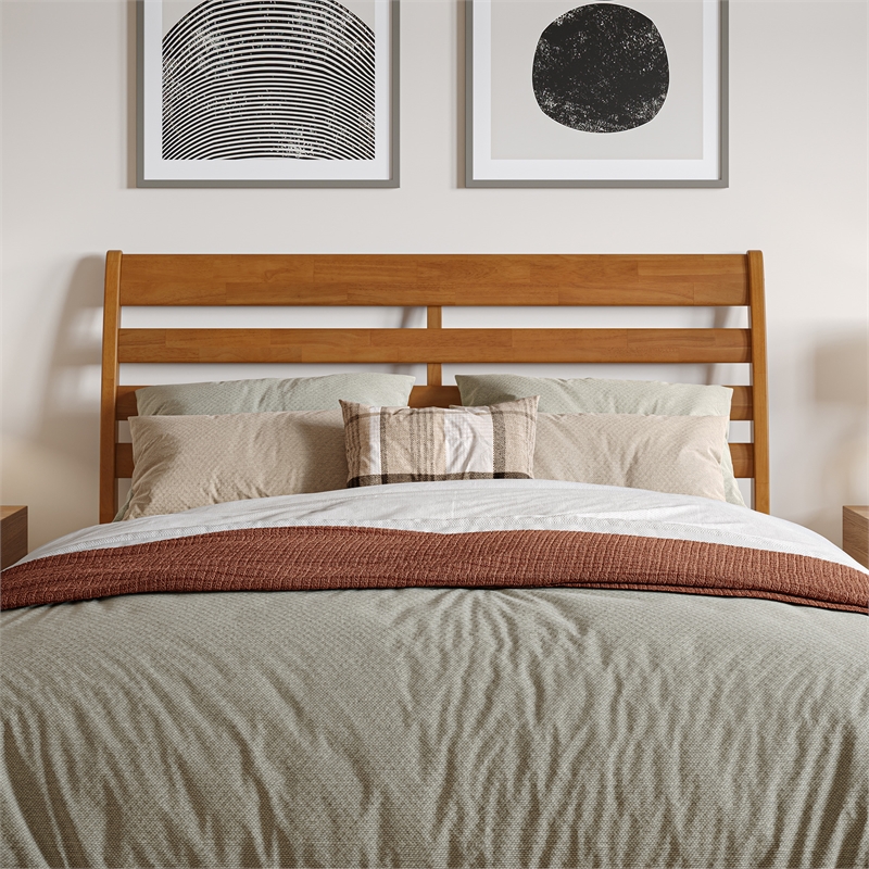 Savannah Full Wood Headboard in Light Toffee