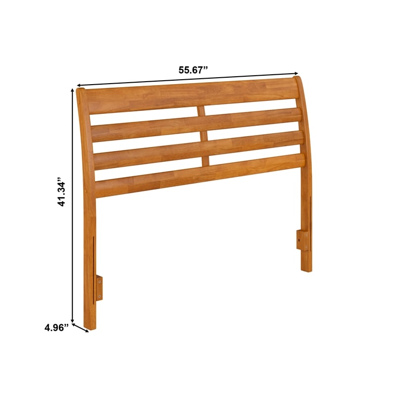 Savannah Full Wood Headboard in Light Toffee