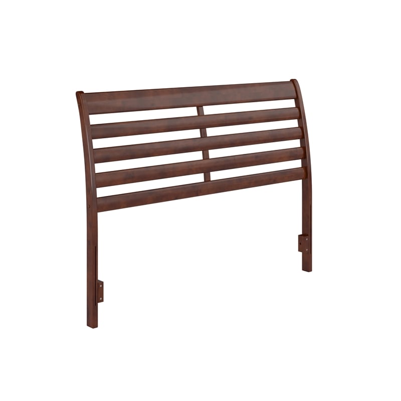 Savannah Queen Wood Headboard in Walnut