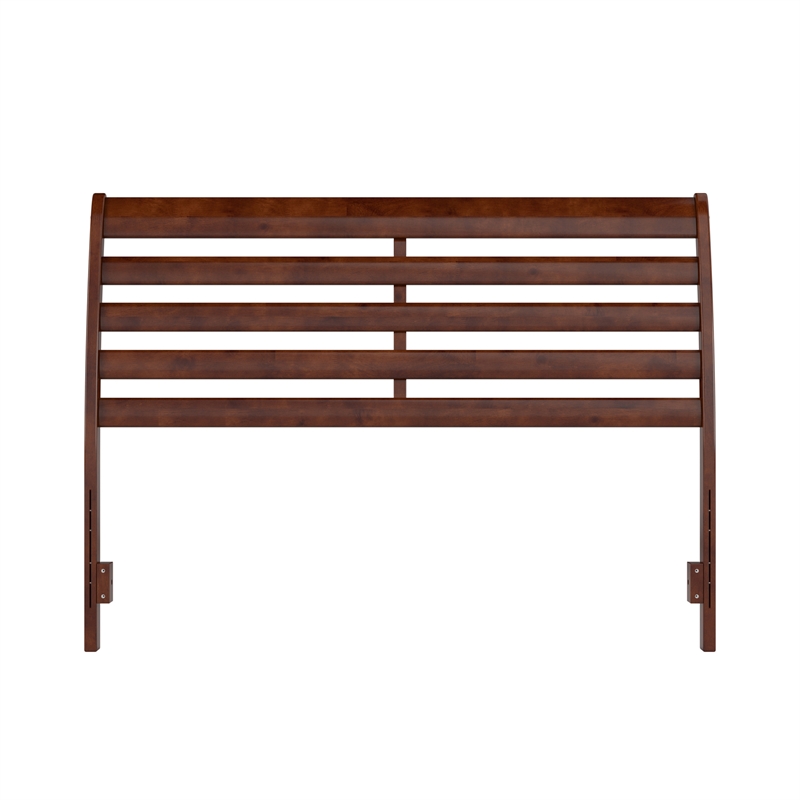 Savannah Queen Wood Headboard in Walnut