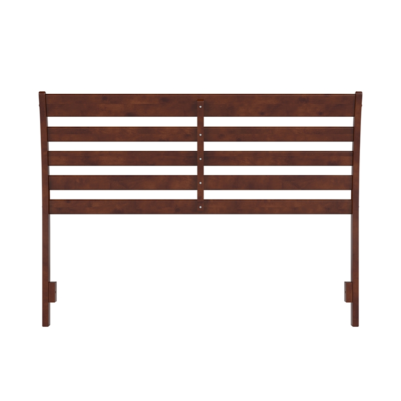 Savannah Queen Wood Headboard in Walnut