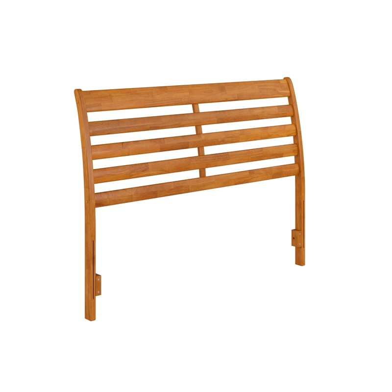 Savannah Queen Wood Headboard in Light Toffee