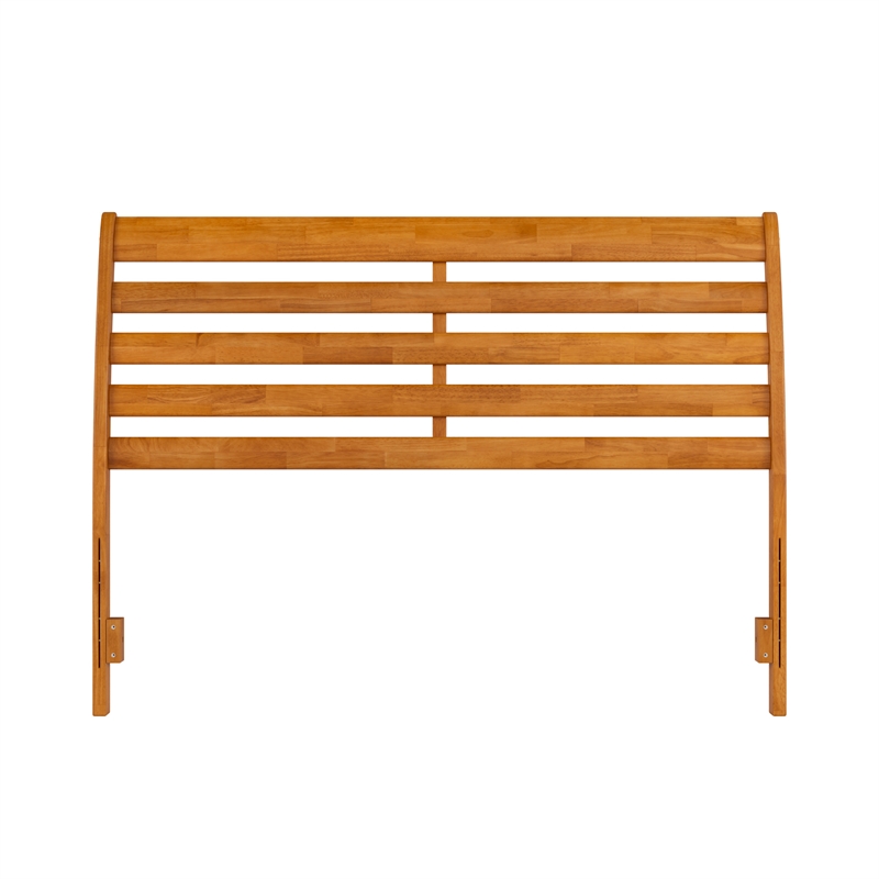 Savannah Queen Wood Headboard in Light Toffee