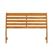 Savannah Queen Wood Headboard in Light Toffee