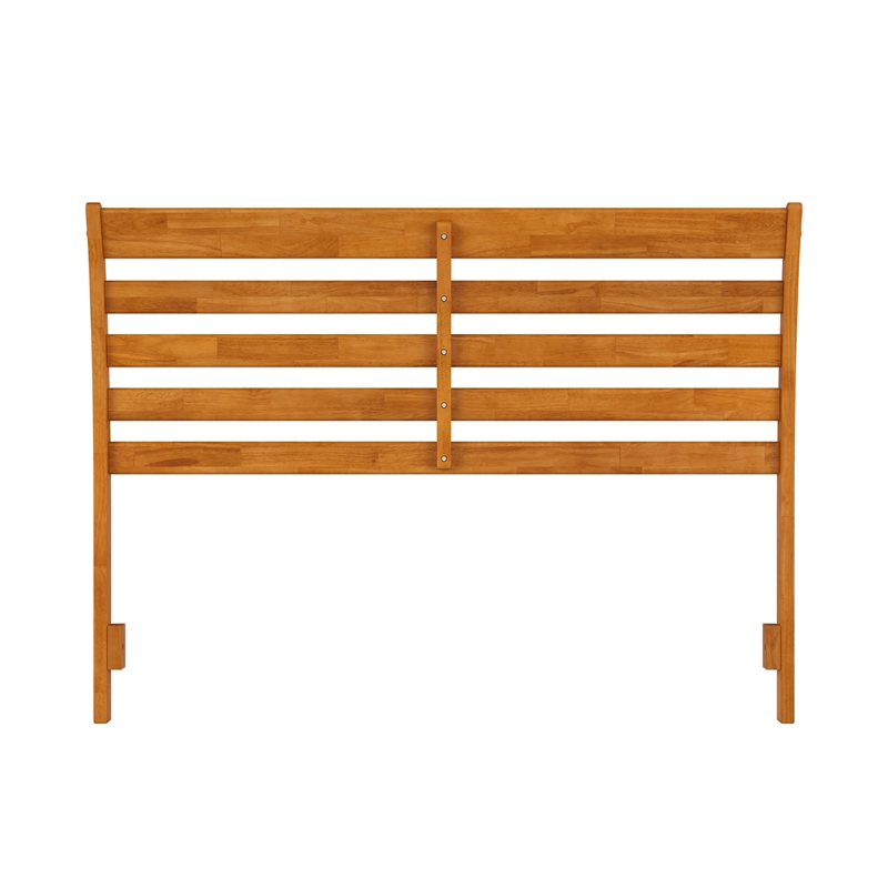 Savannah Queen Wood Headboard in Light Toffee