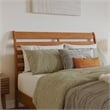 Savannah Queen Wood Headboard in Light Toffee