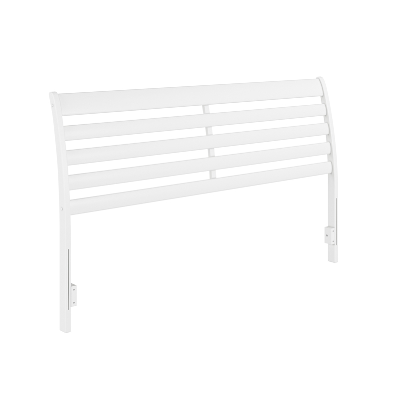 Savannah King Wood Headboard in White