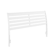 Savannah King Wood Headboard in White