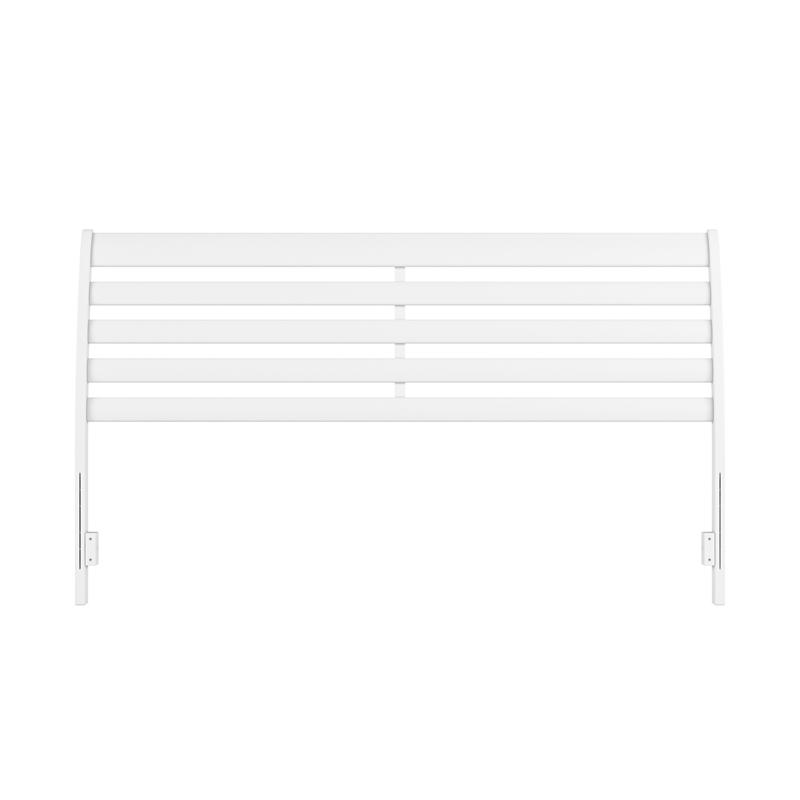 Savannah King Wood Headboard in White