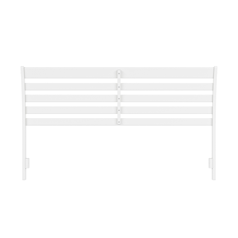 Savannah King Wood Headboard in White