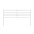Savannah King Wood Headboard in White
