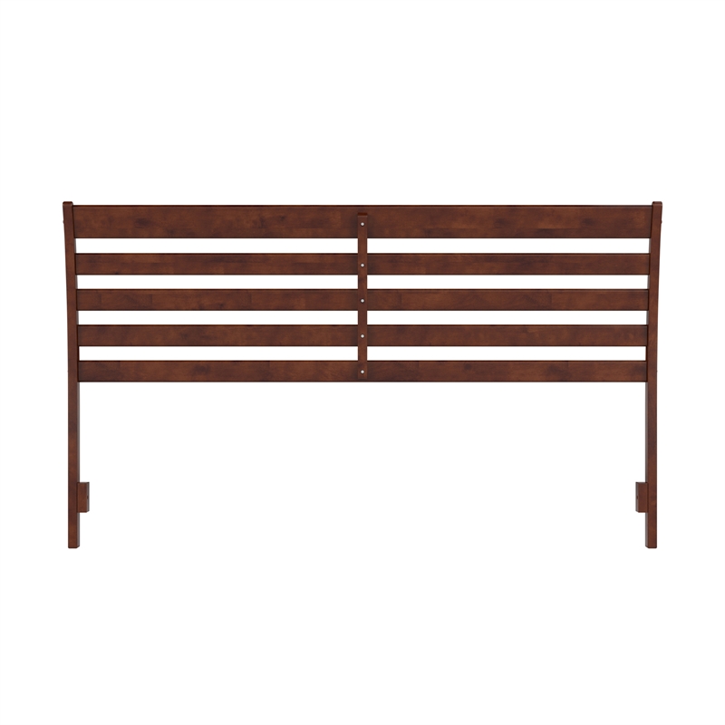 Savannah King Wood Headboard in Walnut