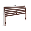 Savannah King Wood Headboard in Walnut