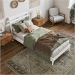 Savannah Twin XL Wood Low Profile Platform Bed in White