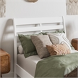 Savannah Twin XL Wood Low Profile Platform Bed in White