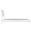 Savannah Twin XL Wood Low Profile Platform Bed in White