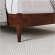 Savannah Twin XL Wood Low Profile Platform Bed in Walnut