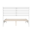 Savannah Full Wood Low Profile Platform Bed in White