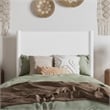 Pasadena Twin XL Solid Wood Low Profile Platform Bed in White