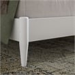Pasadena Twin XL Solid Wood Low Profile Platform Bed in White