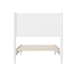 Pasadena Twin XL Solid Wood Low Profile Platform Bed in White