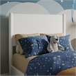 AFI Pasadena Twin Solid Wood Low Profile Platform Bed in White