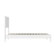 AFI Pasadena Twin Solid Wood Low Profile Platform Bed in White