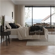 AFI Pasadena Queen Solid Wood Low Profile Platform Bed in White