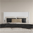 AFI Pasadena Queen Solid Wood Low Profile Platform Bed in White