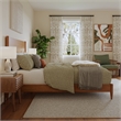 Pasadena Queen Wood Low Profile Platform Bed in Light Toffee