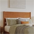 Pasadena Queen Wood Low Profile Platform Bed in Light Toffee