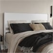AFI Pasadena King Solid Wood Low Profile Platform Bed in White